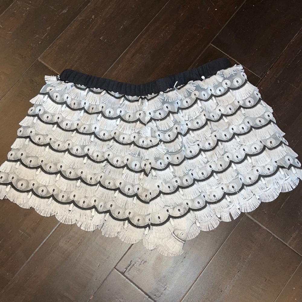 ALEXIS NWT sheer lace shorts